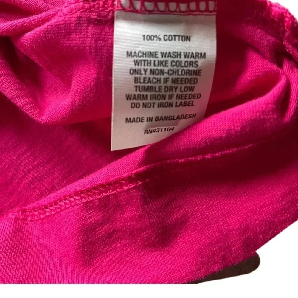 Kim Rogers Perfectly Soft 3/4 Sleeve Women’s Pink Casual Shirt Medium - Picture 7 of 9